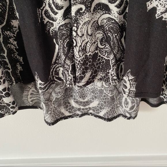 Helmut Lang Black White Print Tank Top small - Picture 4 of 7